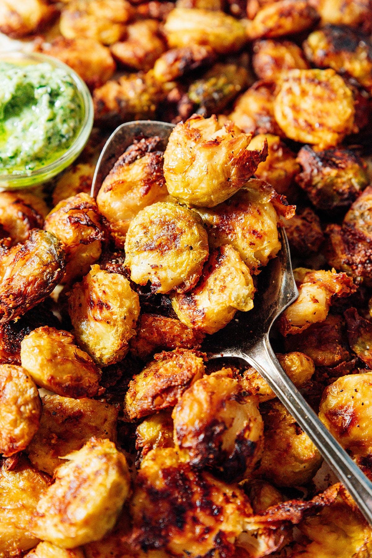 Extra Crispy Smashed Brussels Sprouts (Viral Recipe)