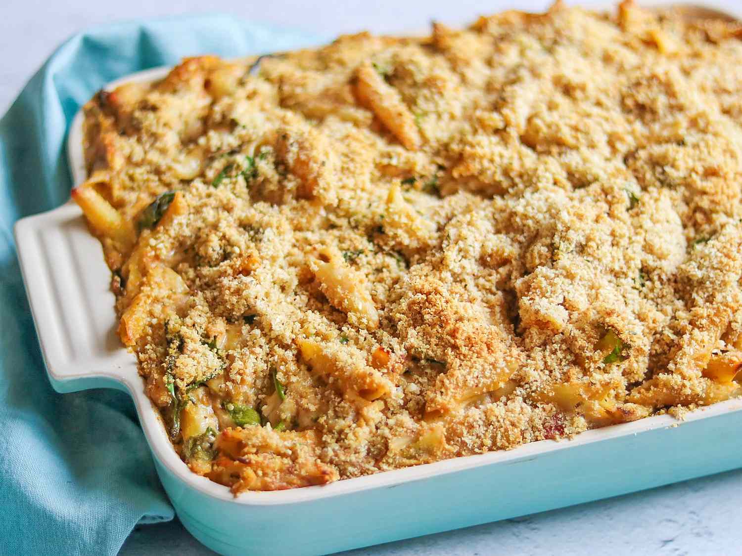 Pesto Chicken Penne Casserole