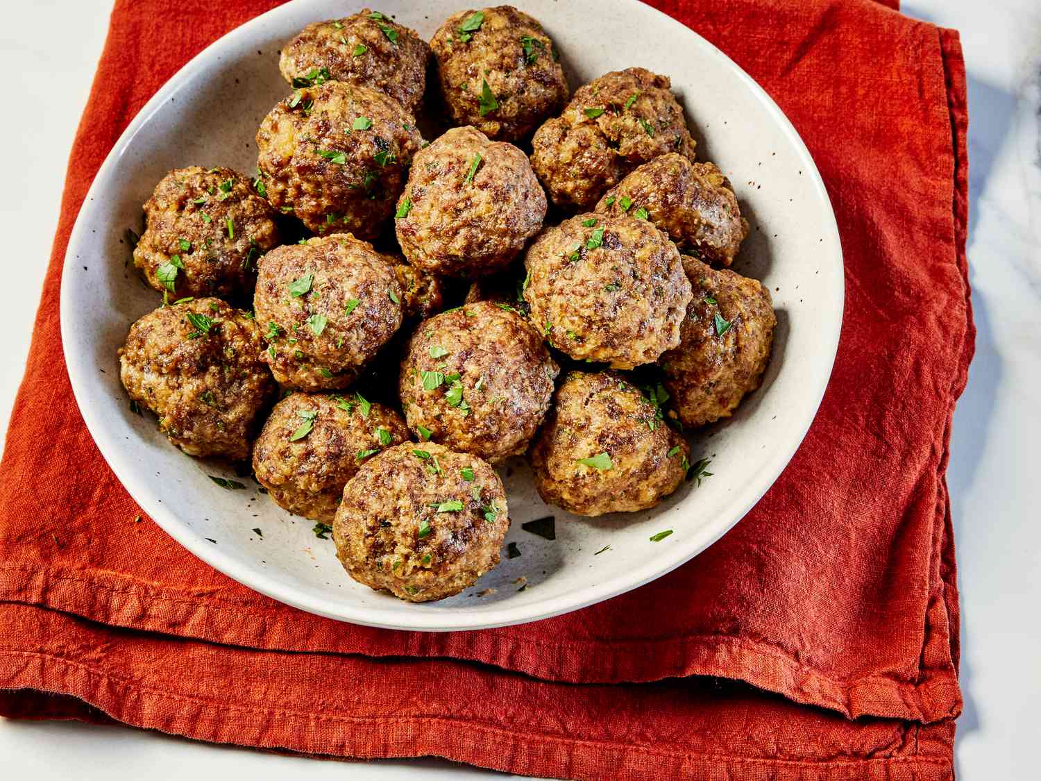 Italian Baked Meatballs