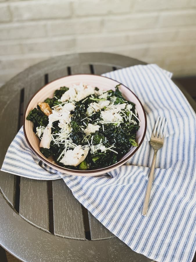 Pesto Massaged Kale Salad