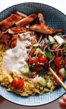 Banza Chicken Bowls with Calabrian Chili Sauce