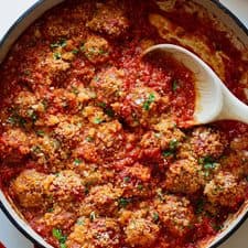 Ricotta Meatballs with The Crispy Topping