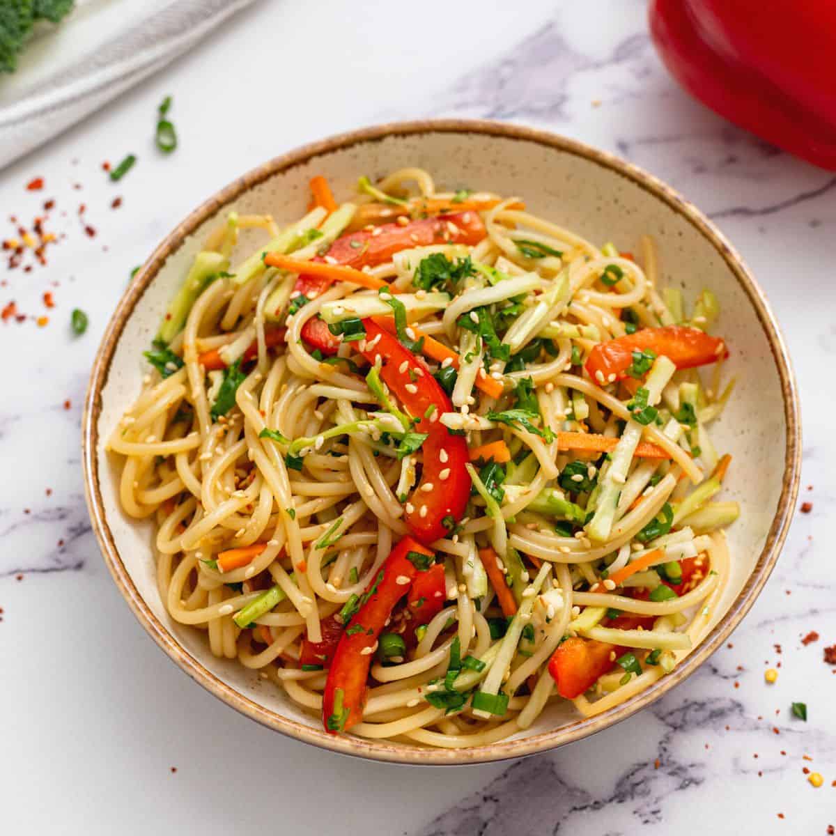 Cold Asian Noodle Salad