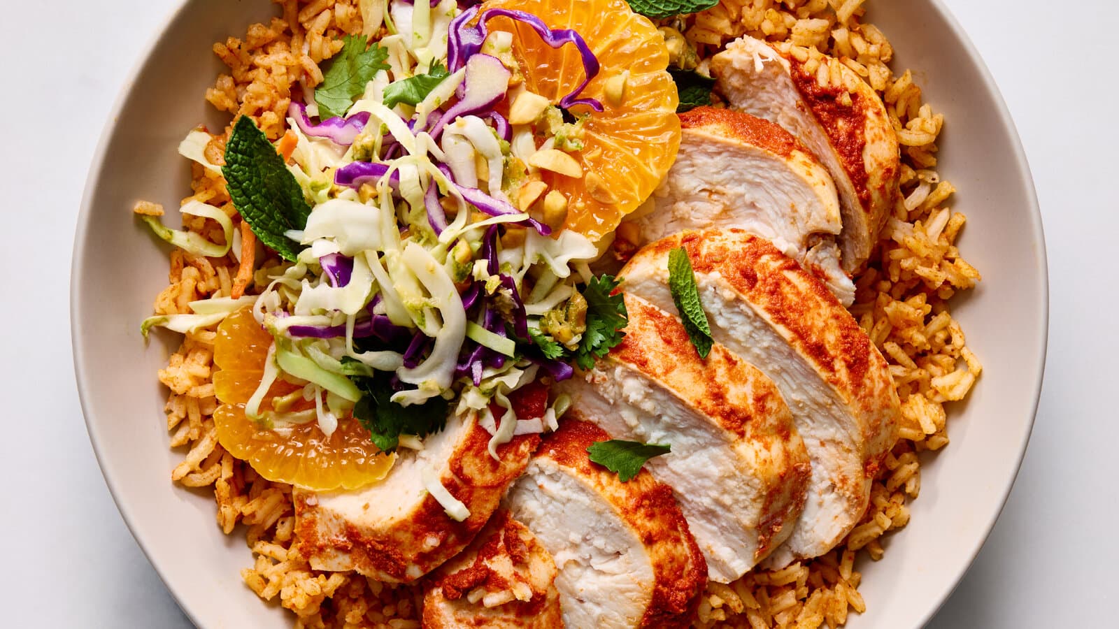 Red Curry Chicken and Rice Bowls