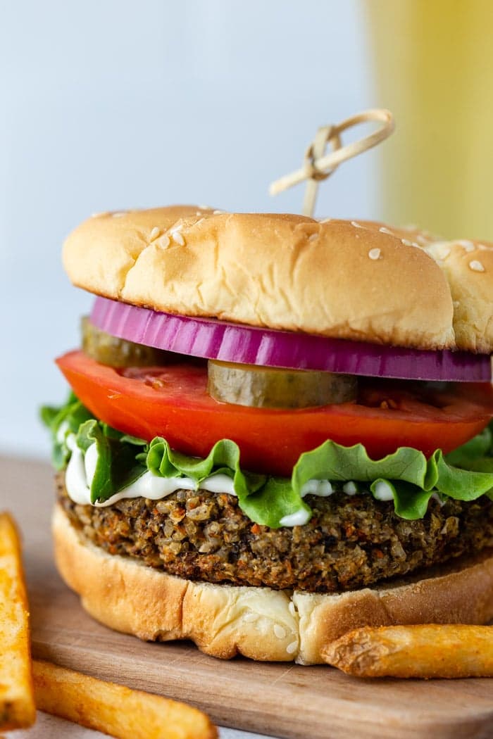 The BEST Veggie Burger Recipe