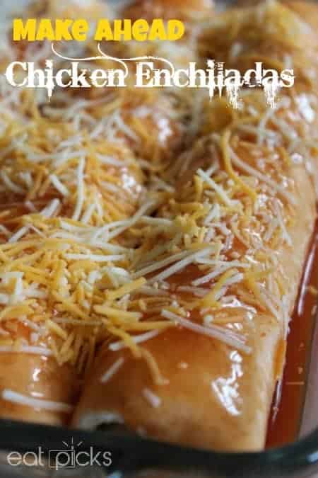 Easy Make Ahead Chicken Enchilada Recipe