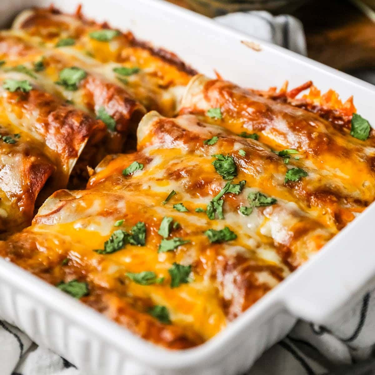 Easy Chicken Enchiladas