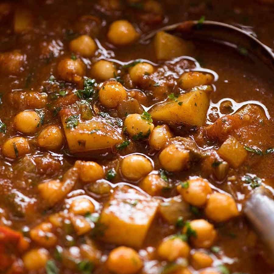 Easy Chickpea Curry with Potato (Chana Aloo Curry)