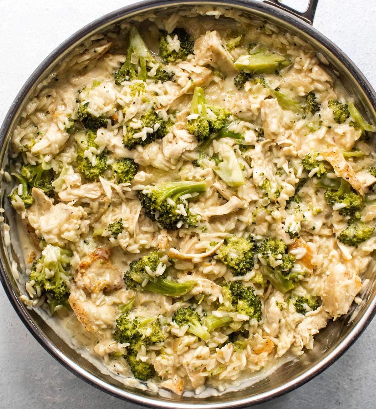 One-Pan Creamy Chicken and Rice