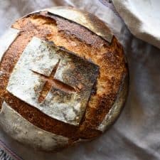 Simple Weekday Sourdough Bread