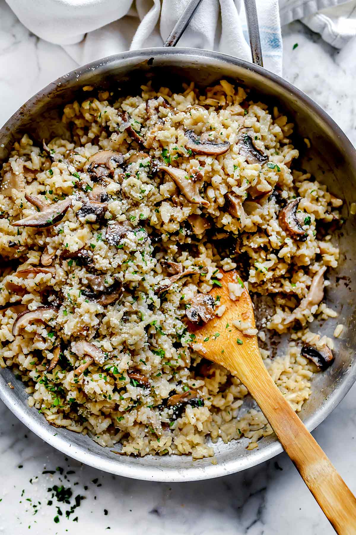 The BEST Mushroom Risotto