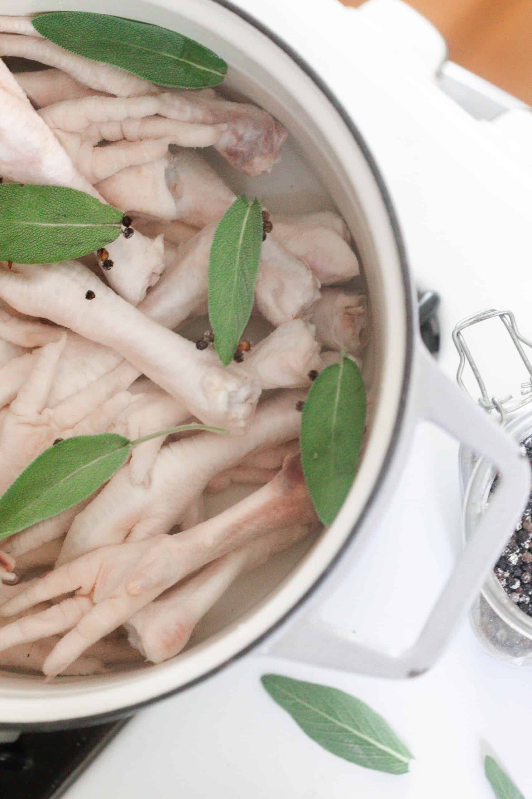 Chicken Feet Bone Broth