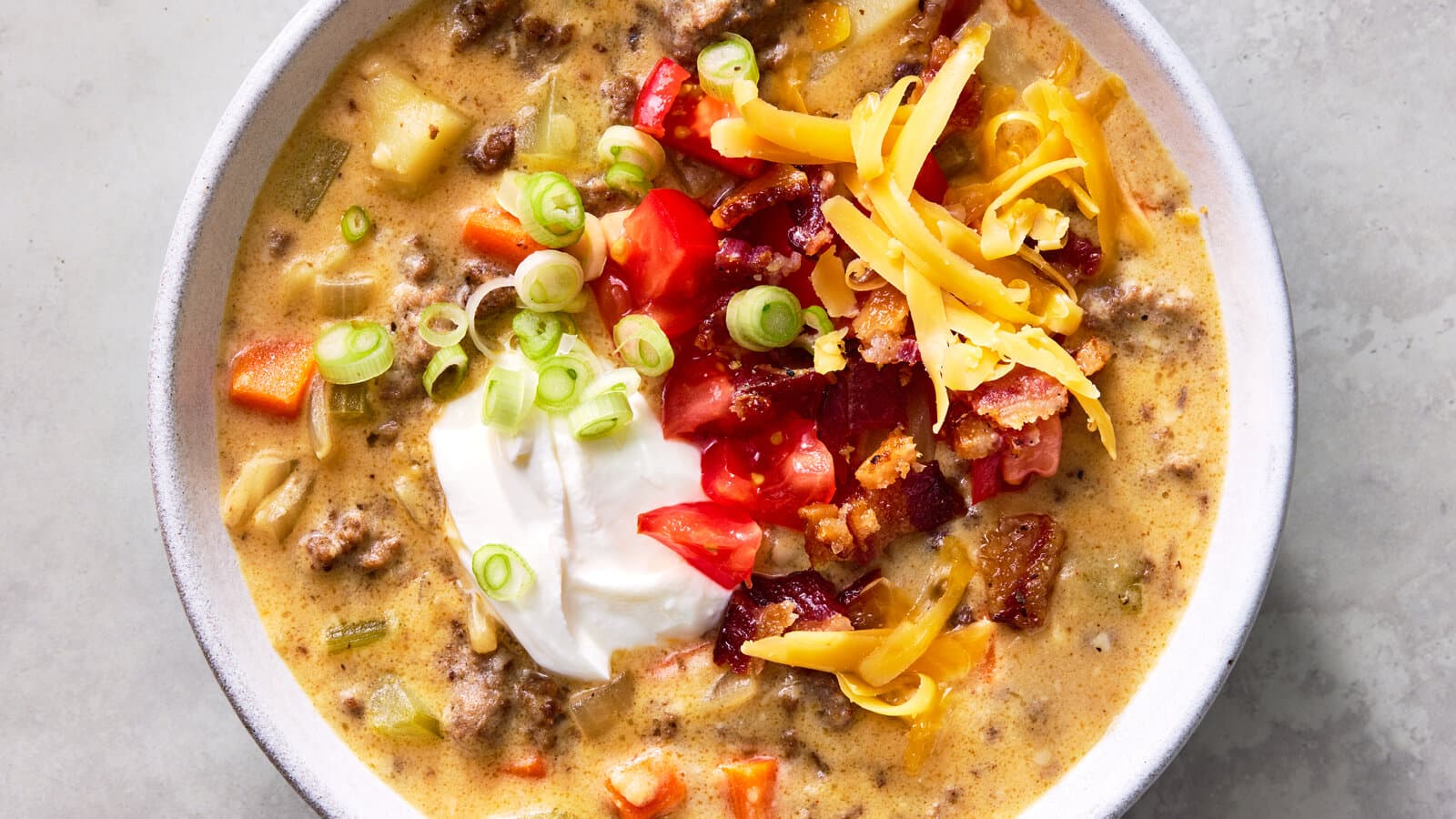 Cheeseburger Soup