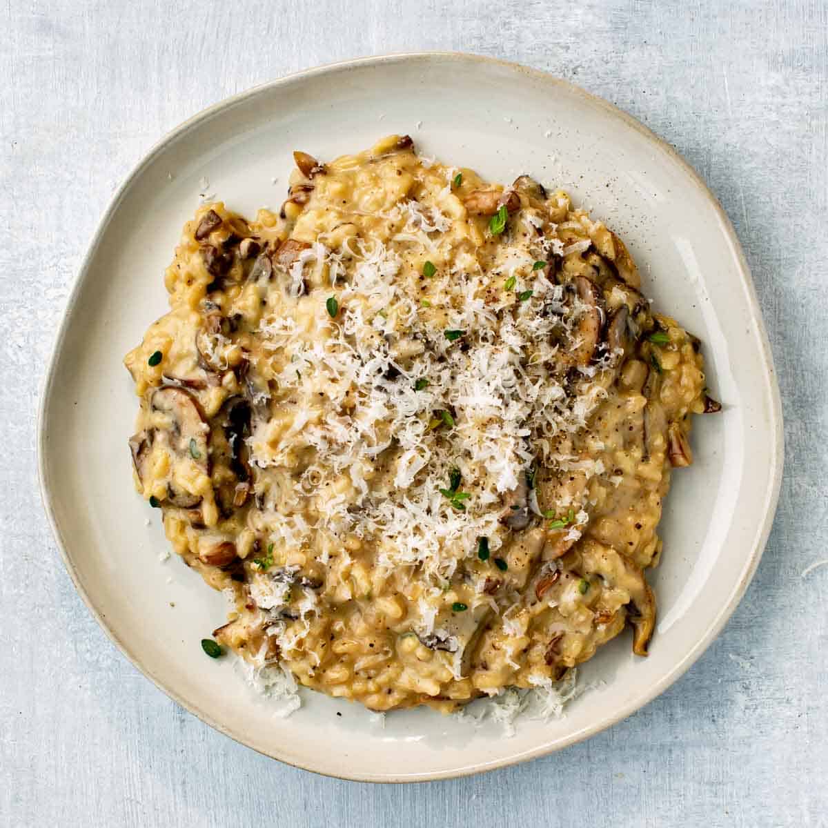 Risotto With Mushrooms