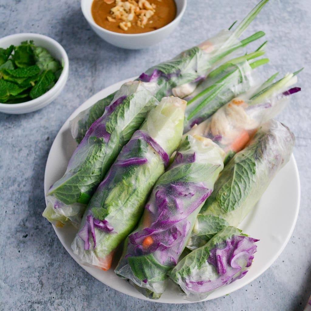 Fresh Vietnamese Spring Rolls