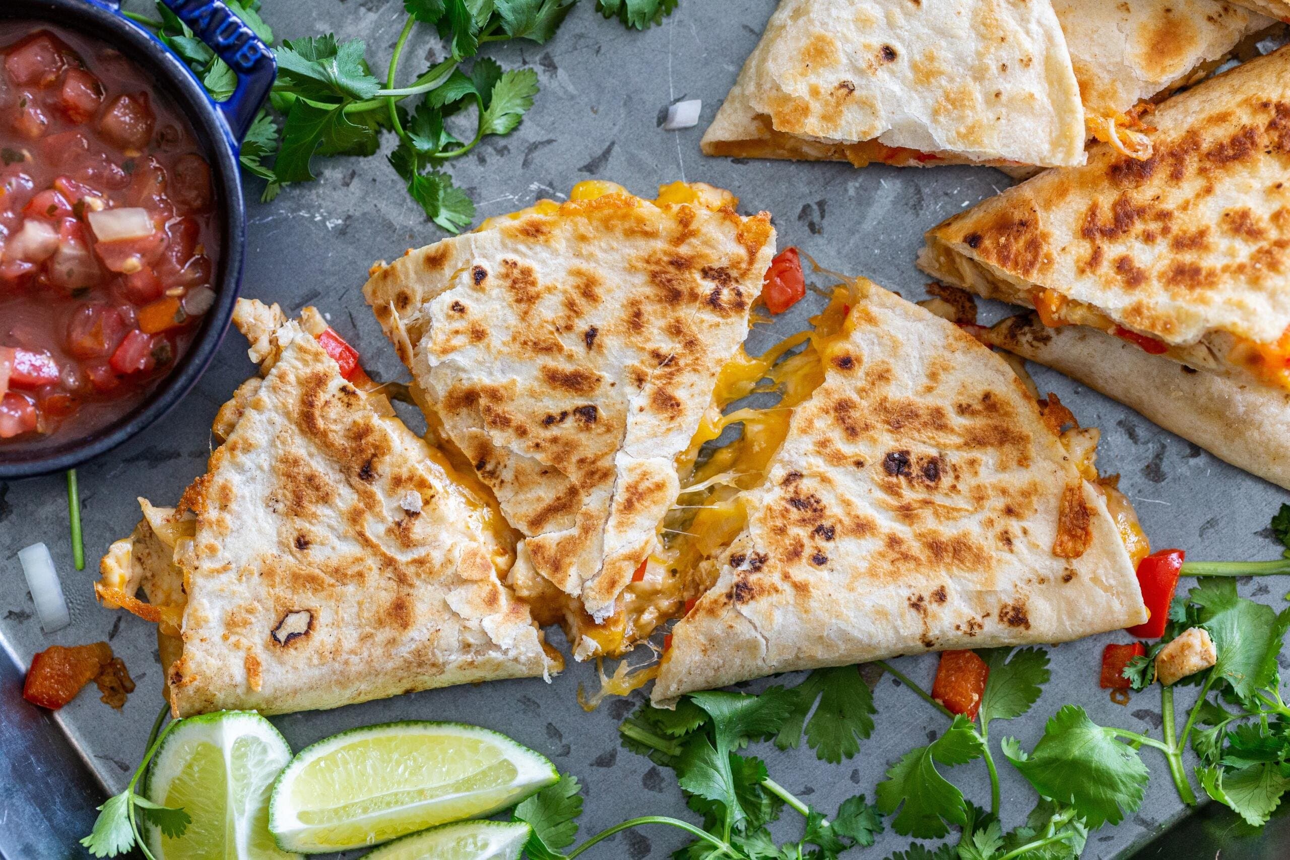 Easy Chicken Quesadillas