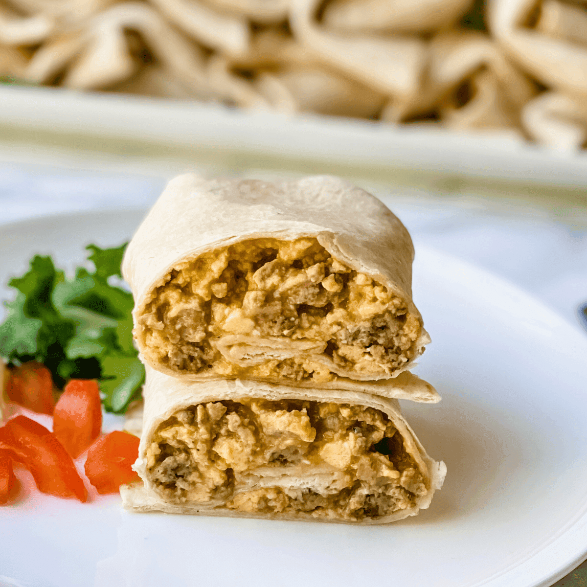 Sausage and Egg Breakfast Burritos (Easy Make-Ahead Recipe)