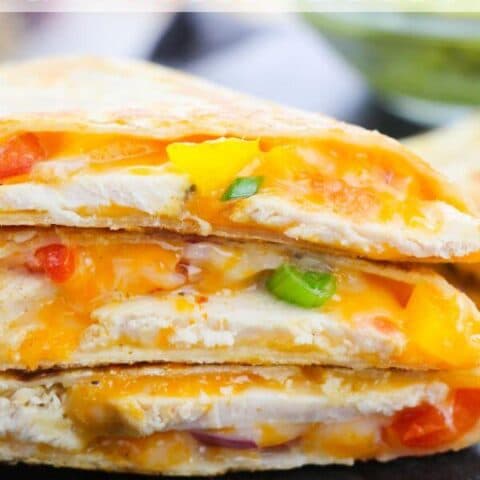 Easy Chicken Quesadillas