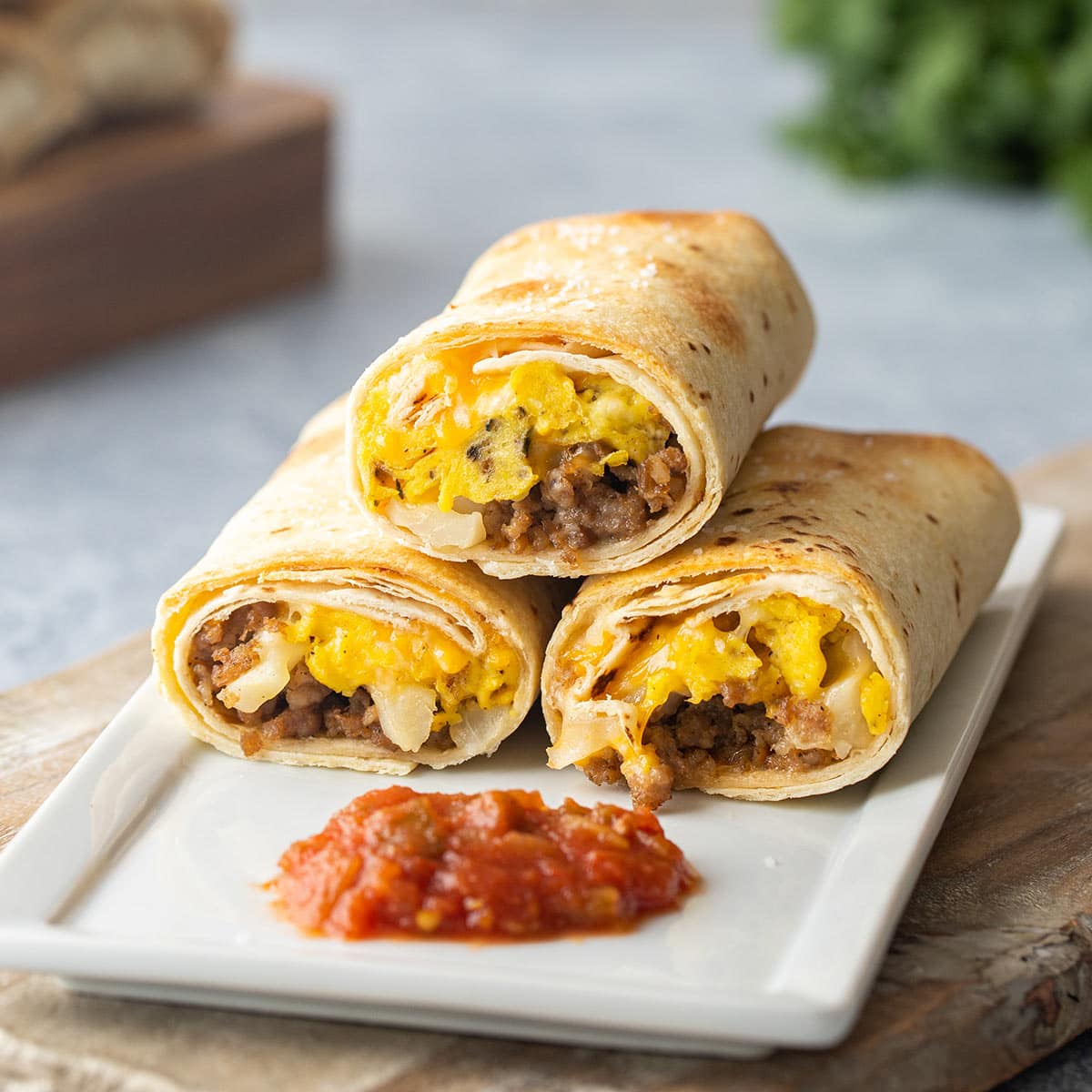 Make-Ahead Freezer Breakfast Burritos