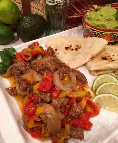Instant Pot Beef Fajitas
