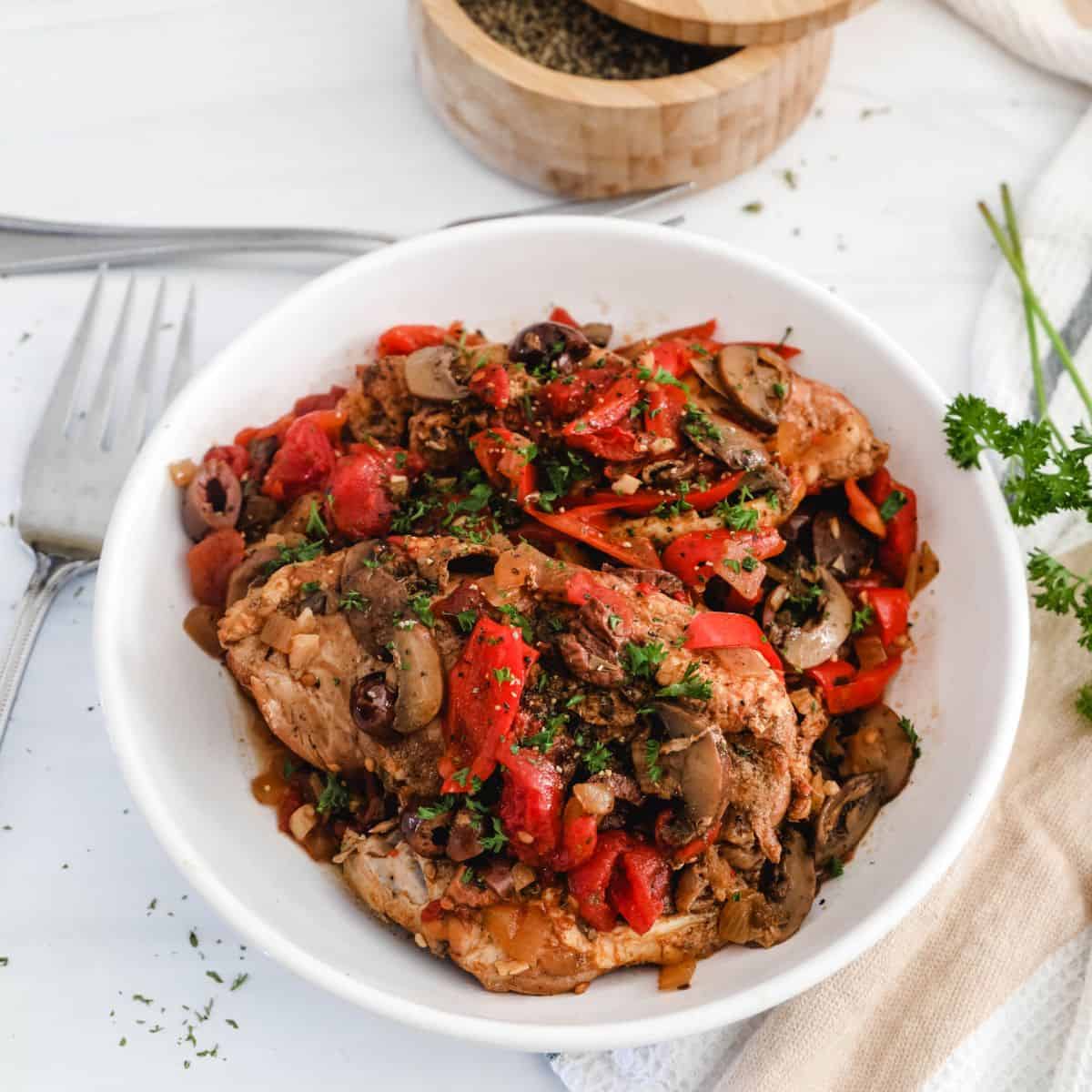 Instant Pot Chicken Cacciatore