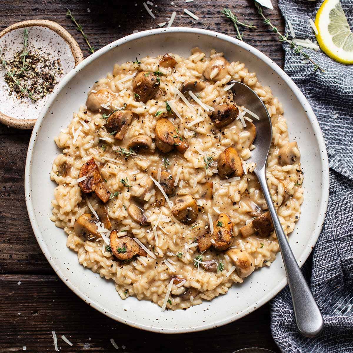 Easy Mushroom Risotto