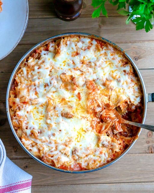 Skillet Baked Pasta