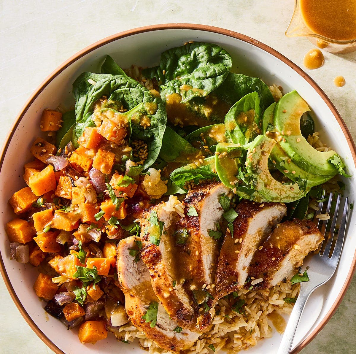 Peanut Chicken Protein Bowls
