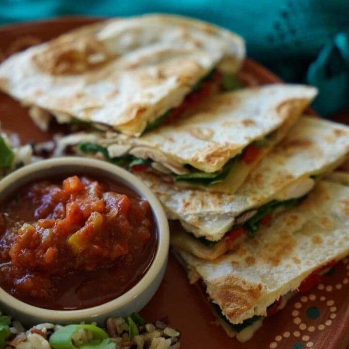 Easy Chicken Quesadilla