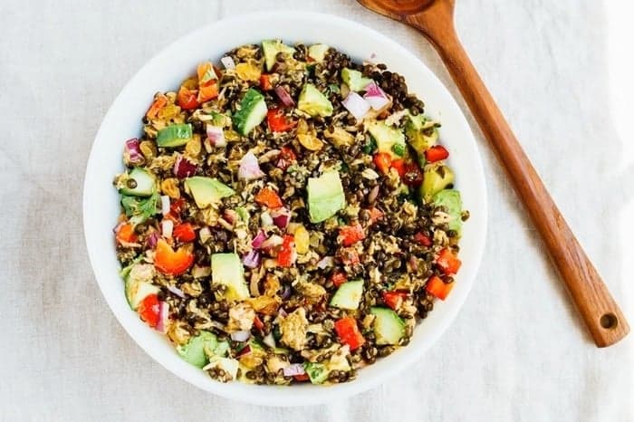 Lentil Tuna Salad