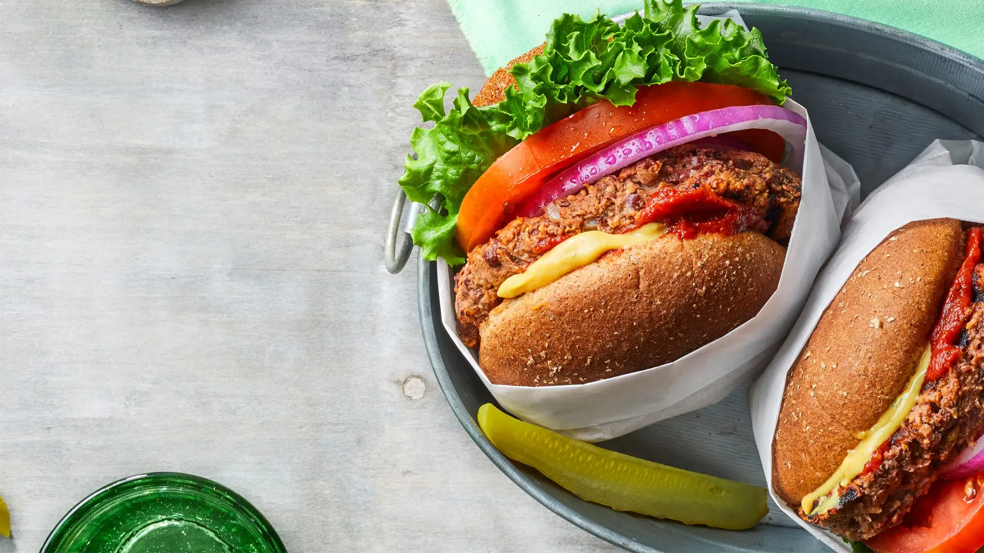 Five-Ingredient Veggie Burger
