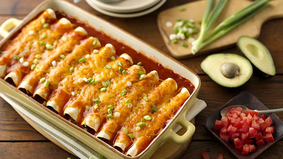 Easy Beef Enchiladas