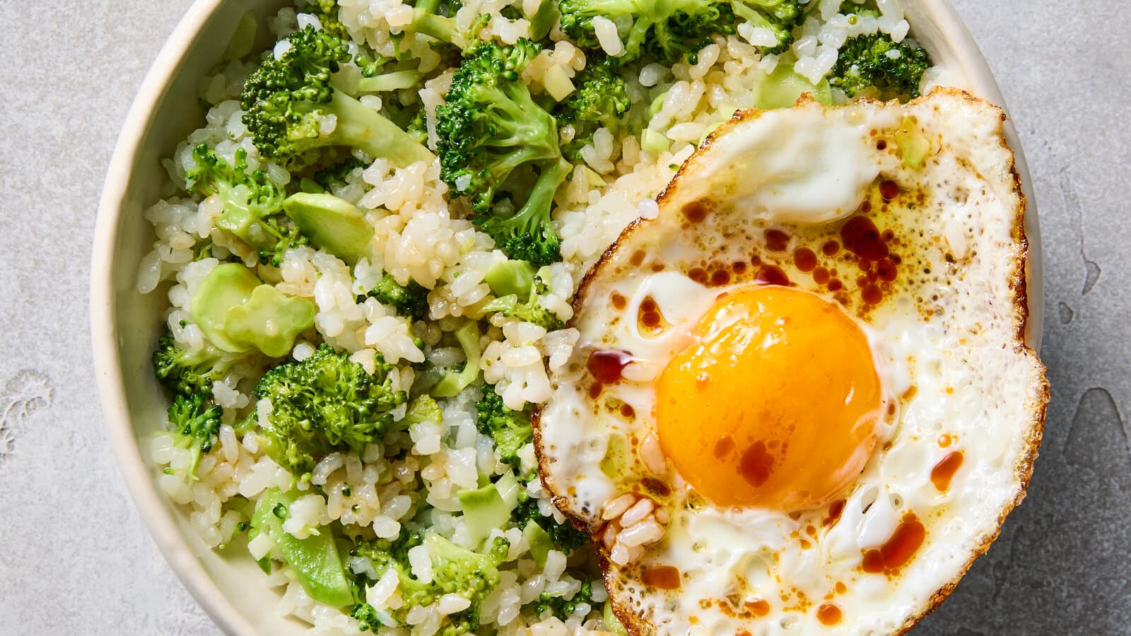 Broccoli Rice With Eggs