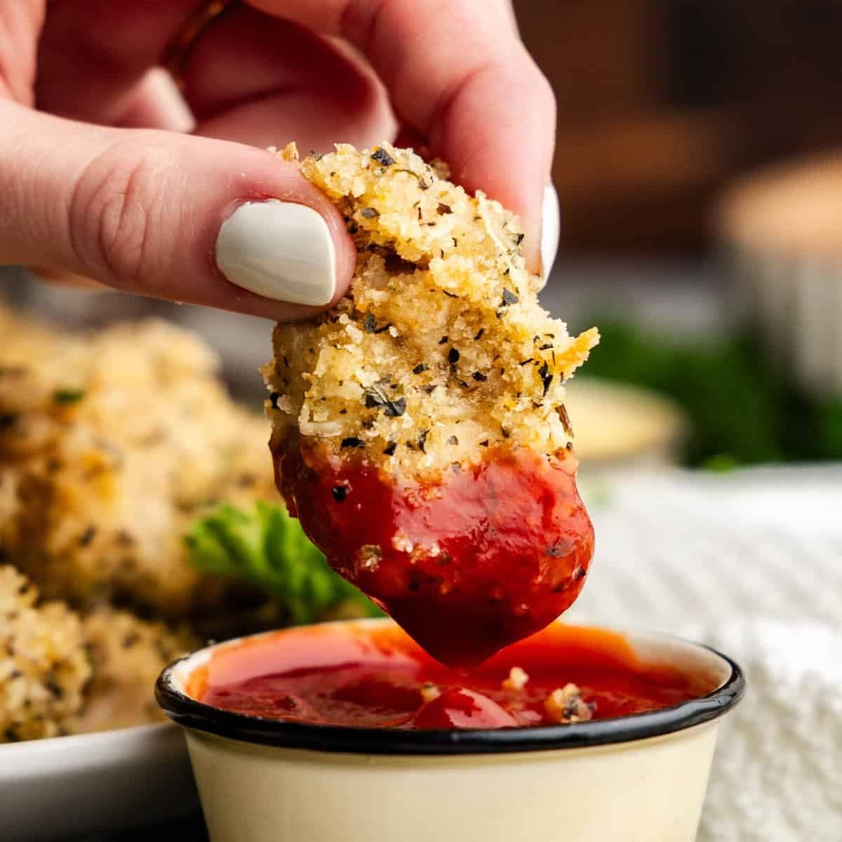 The Best Baked Chicken Nuggets