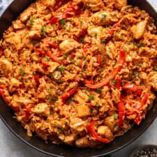 30 Minute One Pan Chicken and Rice