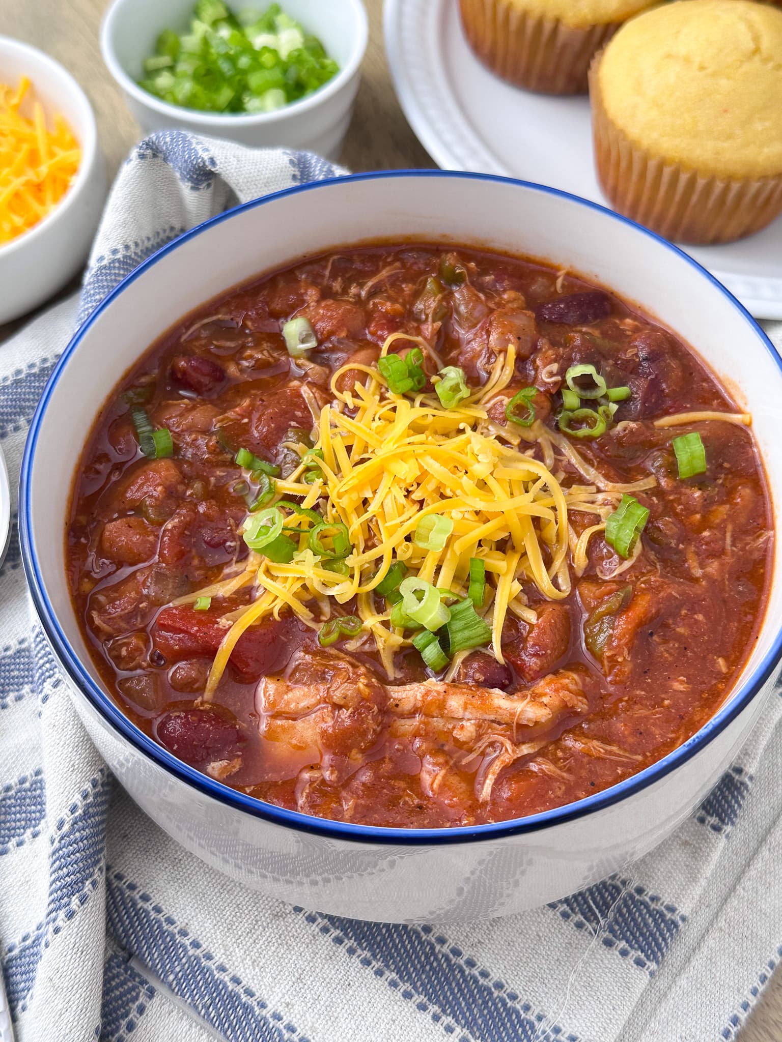 Slow Cooker Chicken Chili