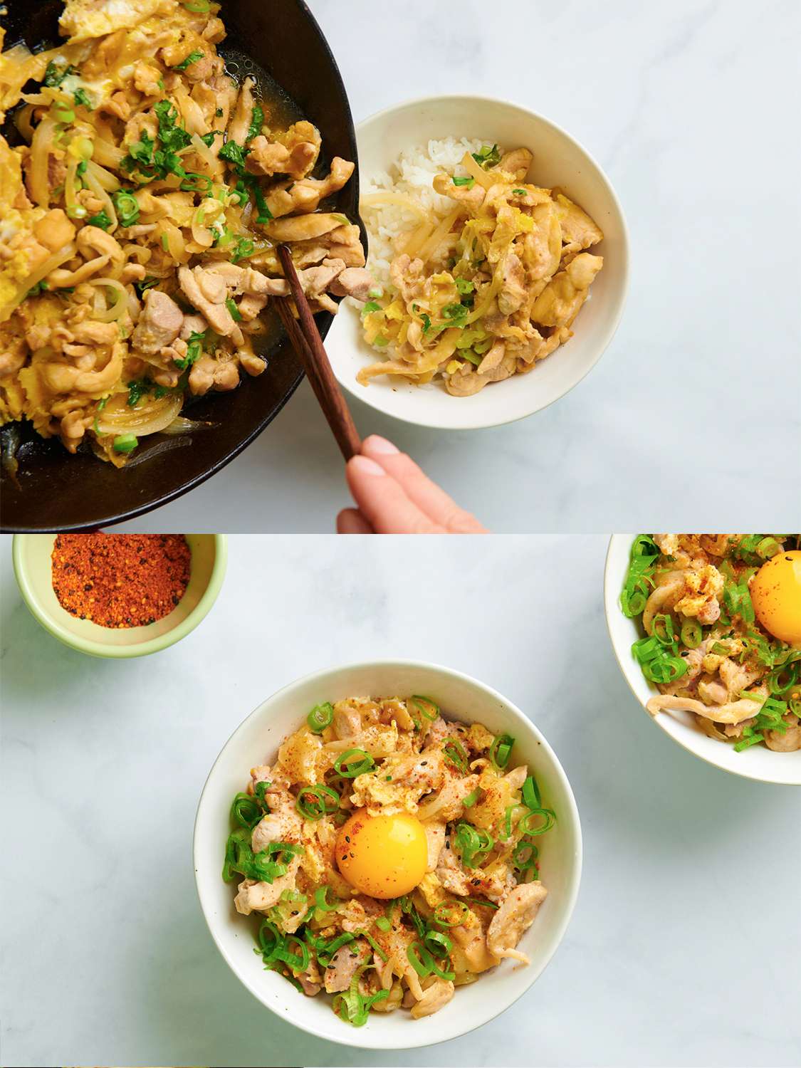 Oyakodon (Japanese Chicken and Egg Rice Bowl) Recipe