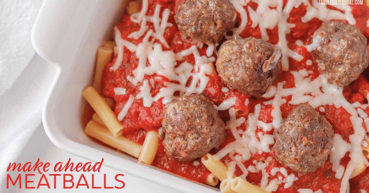 Easy Make-Ahead Freezer Meatballs Recipe