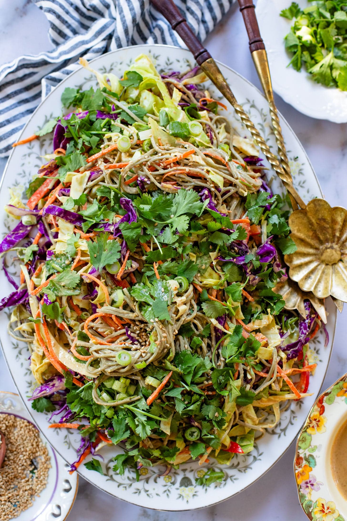Cold Peanut Noodle Salad
