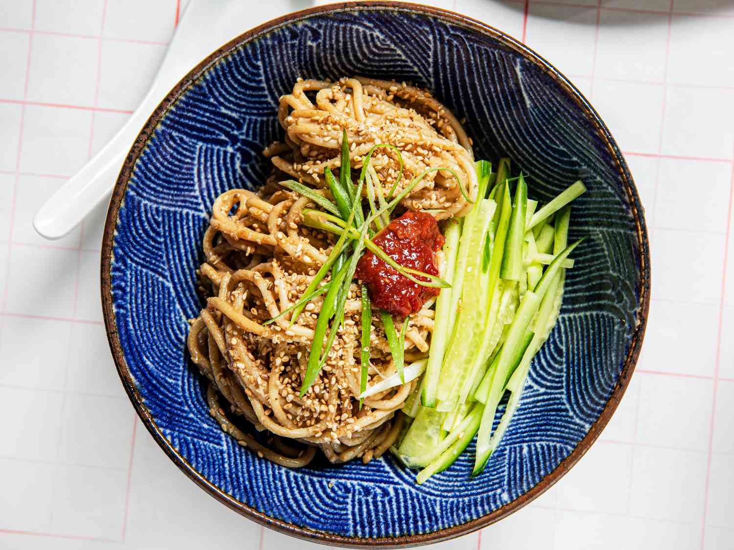 Chinese Cold Noodle Salad with Sesame Dressing