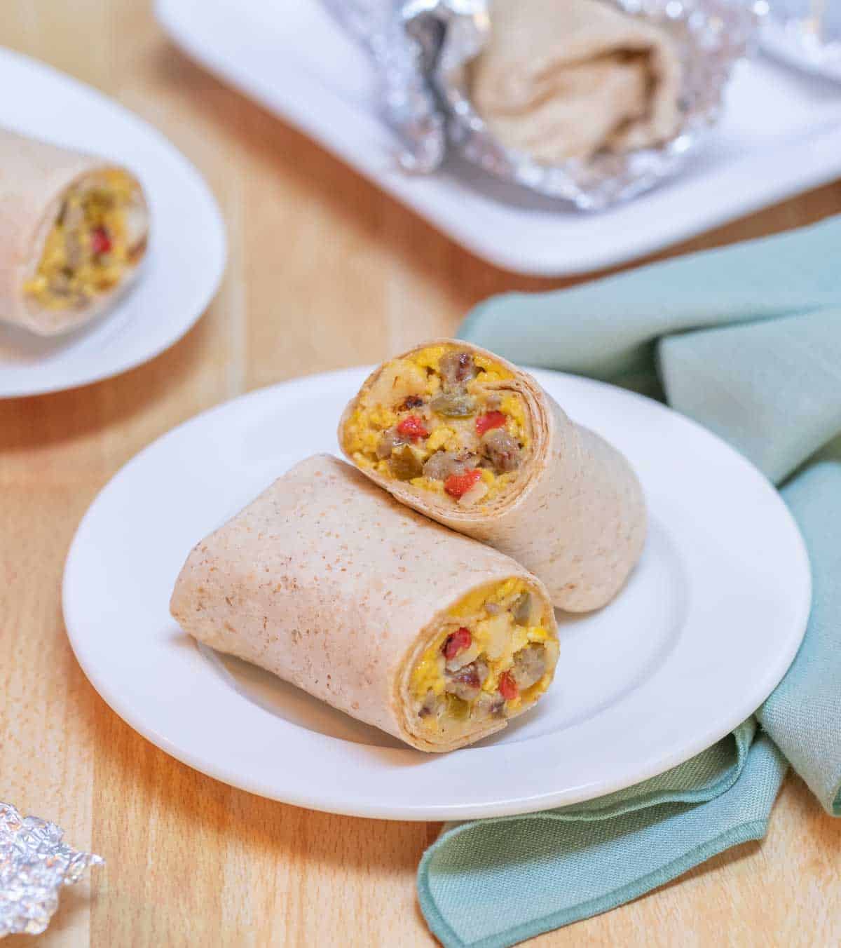 Meal Prep Breakfast Burrito Recipe with Potatoes
