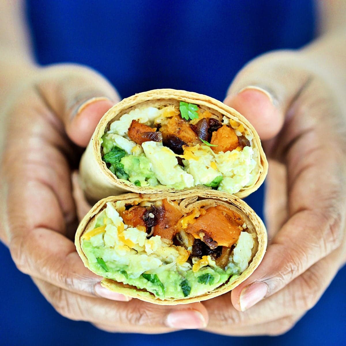 Healthy Make-Ahead Breakfast Burritos