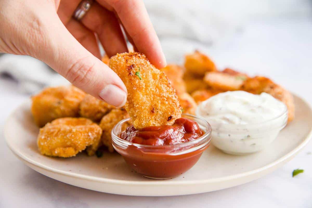 Healthy Baked Chicken Nuggets
