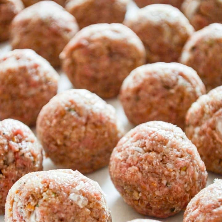 Easy Homemade Freezer Meatballs