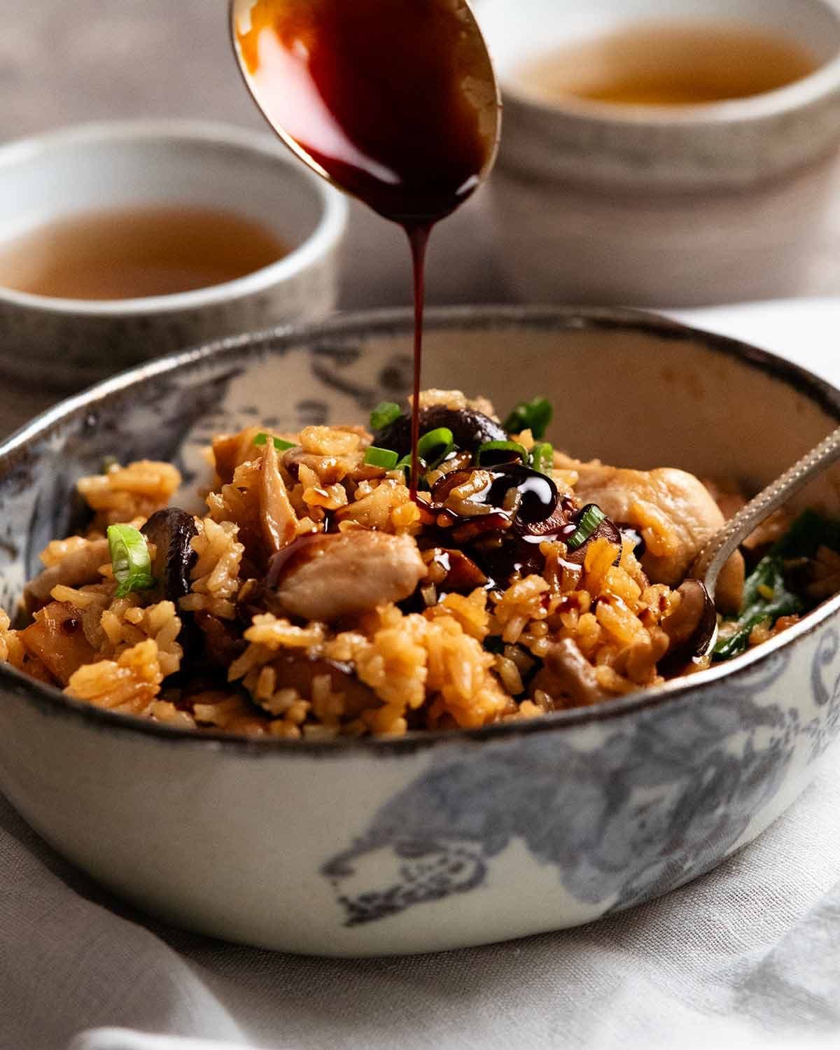Ginger chicken and rice (one pot recipe!)