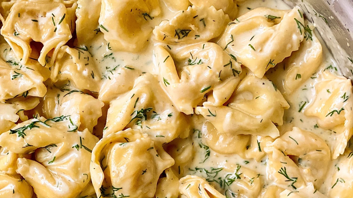 One-Pan Creamy Lemon-Dill Tortellini