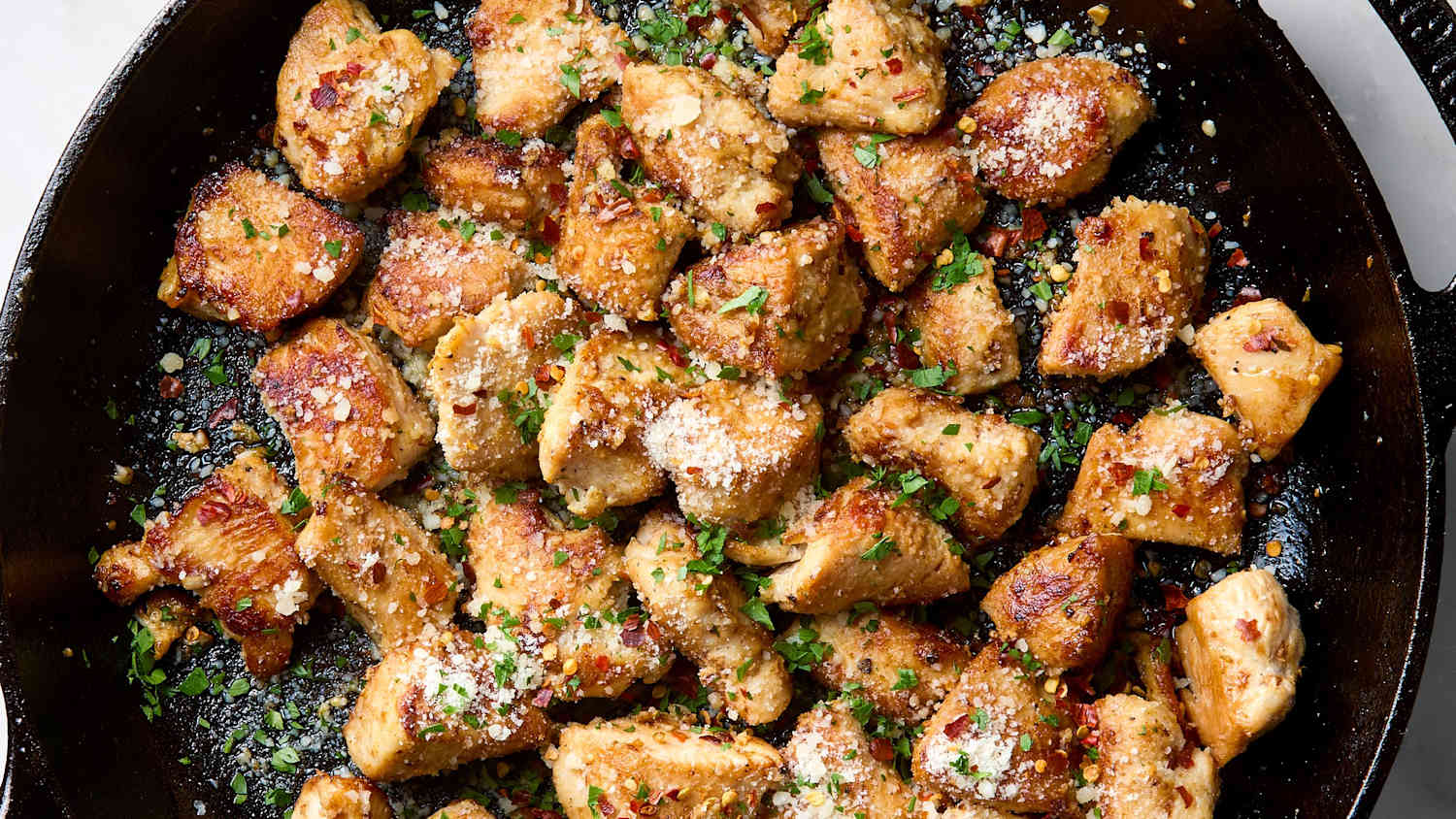 Garlic Parmesan Chicken Bites