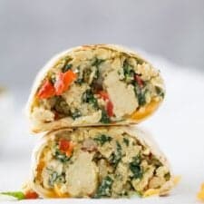 Bacon & Egg Freezer Breakfast Burritos
