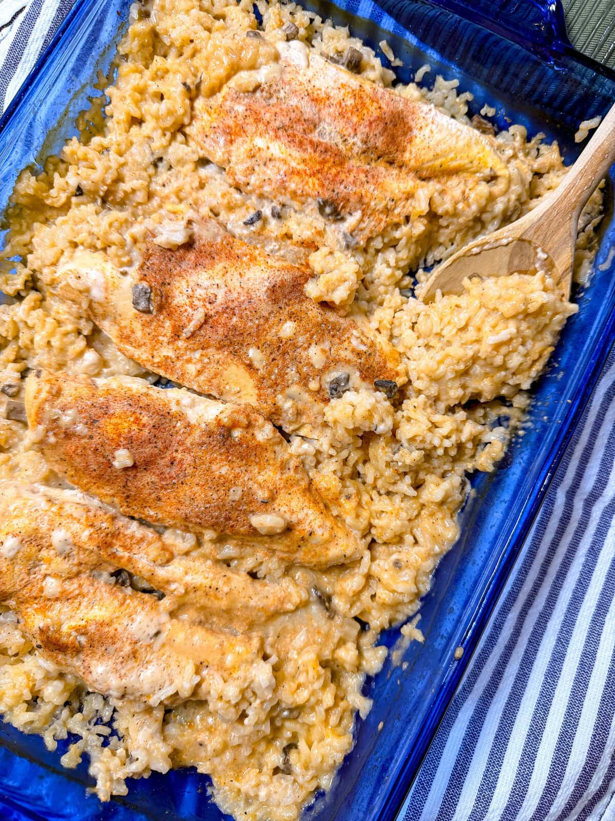 One Dish Chicken and Rice Casserole