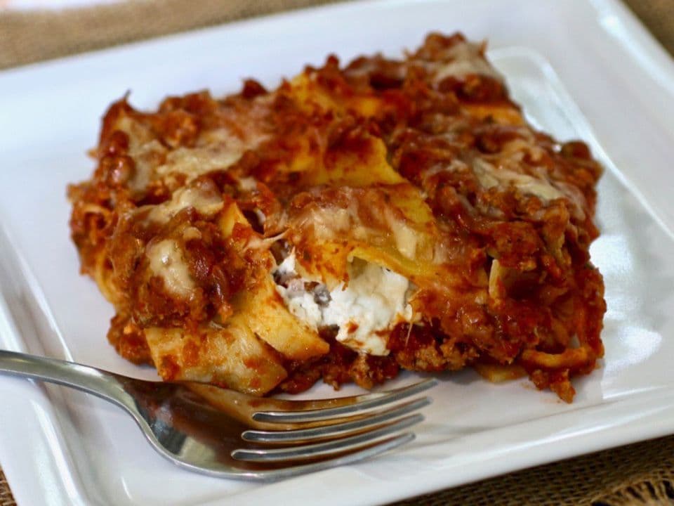 Grammy's Overnight Lasagna